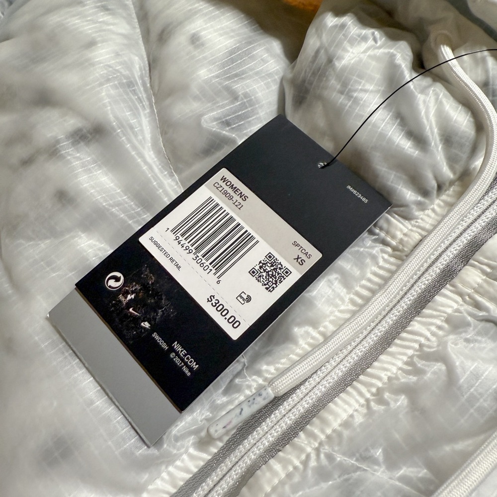 NWT Nike Sportswear XS Marble EcoDown Summit White Long Parka Jacket CZ1909-121 - Picture 3 of 4
